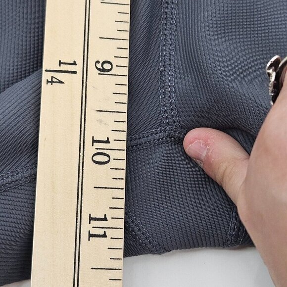 WILO Base Ribbed 7/8 Legging Gray Women’s Size S High Rise Activewear Athleisure - Picture 8 of 9